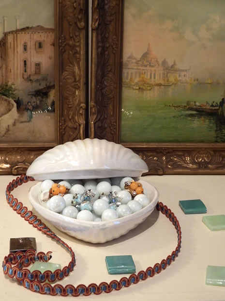 Pasta Beach ArtPop ceramic heart vignette